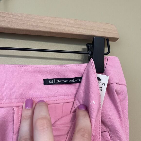 Talbots Women’s Pink Chatham Ankle Pant Petite 12 NWT - Picture 6 of 10